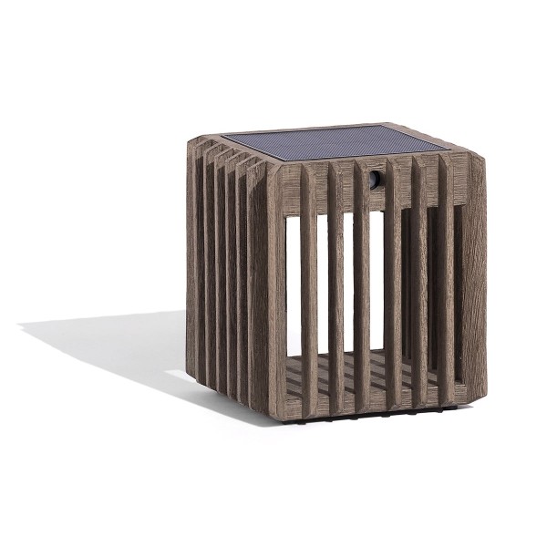 VERTI – Lampe de table en teck – Les Jardins