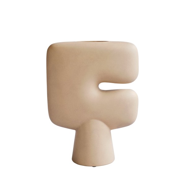 Tribal Vase, Big – Sand – 101 Copenhagen