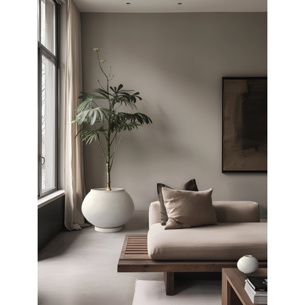 Sunao Plant Pot Fat Hexa – vue 2 – Exception Design