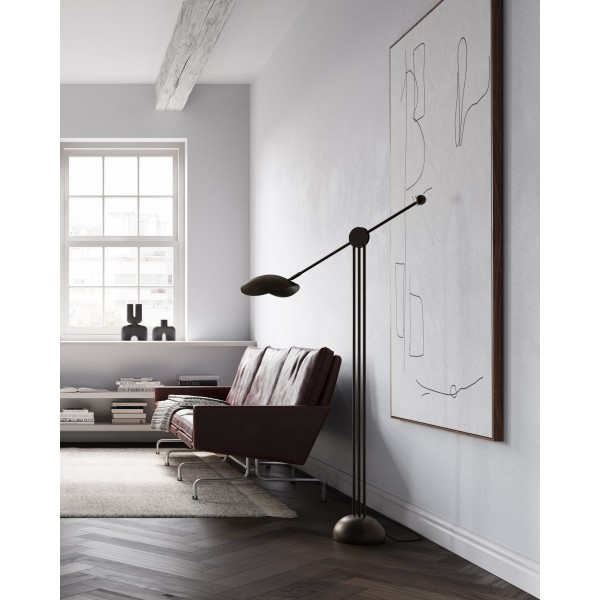Stingray Floor Lamp – Bronze – vue 2 – Exception Design