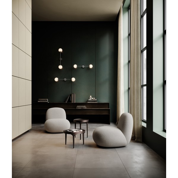 Drop Wall Lamp Bulp – Grey – vue 2 – Exception Design