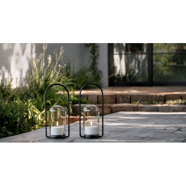 Set lanterne outdoor avec cloche en verre – vue 3 – Exception Design