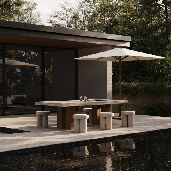 Tabouret Big Foot Stool - Outdoor – vue 2 – Exception Design