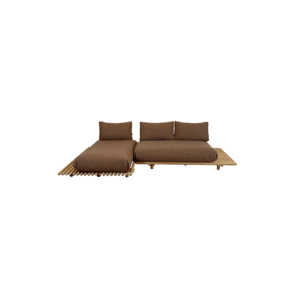STICKS PLATFORM, canapé avec chaise longue – Cane-line